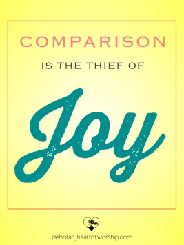 comparison is thief of joy