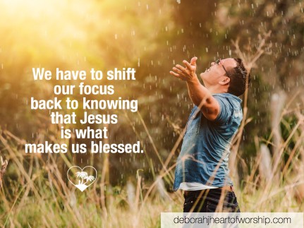 Jesus makes us blessed