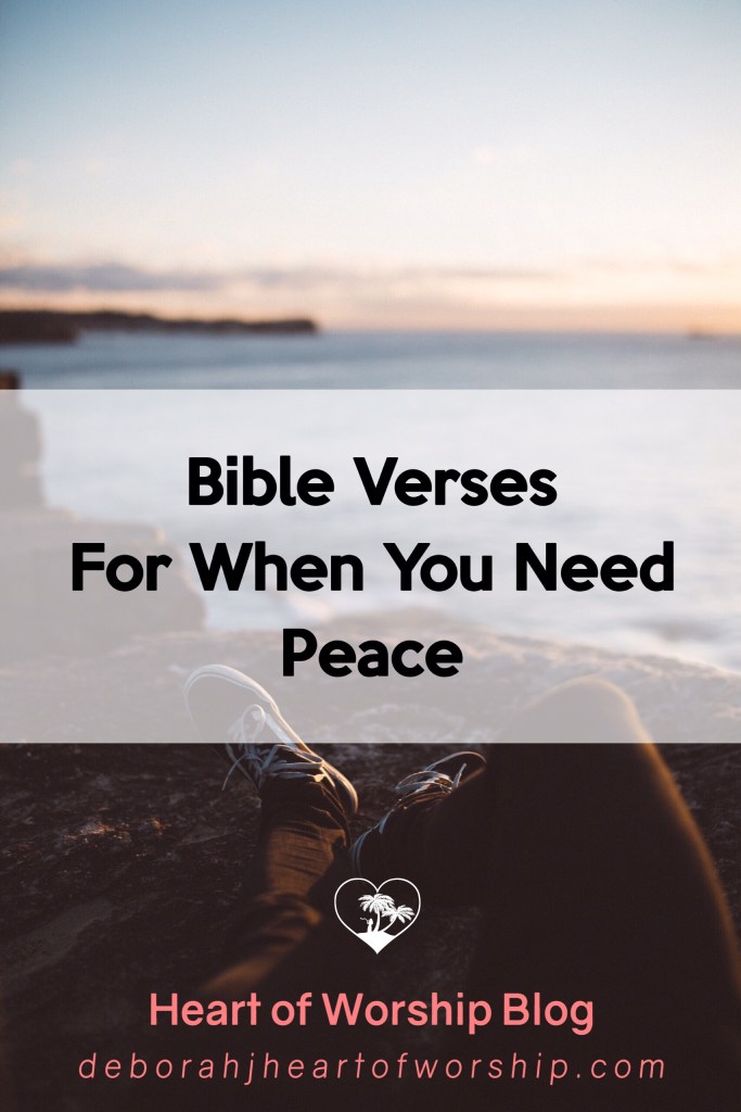 Bible verses about peace, the peace of God, peace in the Bible